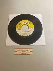 BILLY SANS – BICYCLE MORNING / FOR EVER 7" VINYL JUKEBOX 45 RPM 1973 ATCO 50856 - Picture 1 of 2