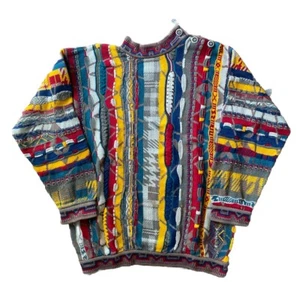 Vtg 90s Coogi sweater M/L hip Hop - Picture 1 of 5