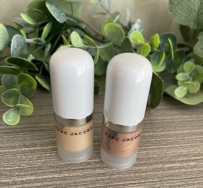 MARC JACOBS Dew Drops Coconut Gel Highlighter DEW YOU? & FANTASY Trial Size - Image 1 of 2