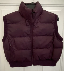 Big Apple Purple Girls Puffer Vest Size L - Picture 1 of 5