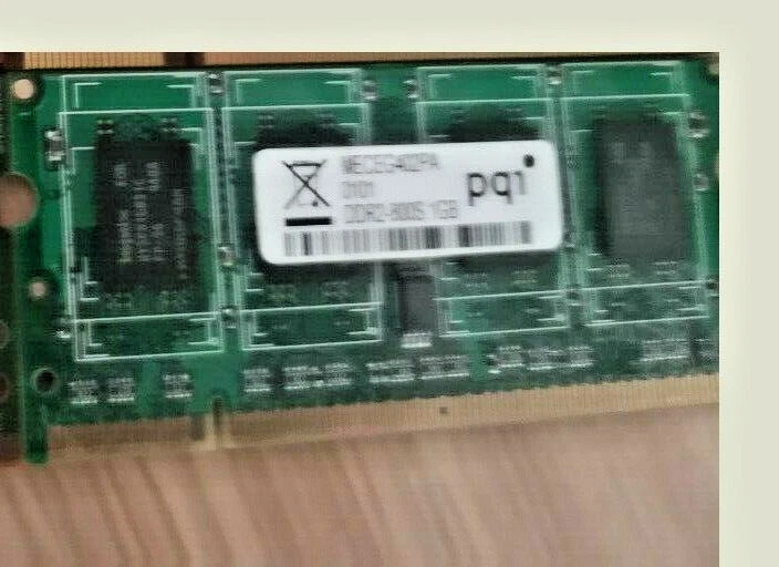 pqi MECEG402PA 1G (1GB DDR2 PC2-6400S 800MHz SODIMM 200-pin) DRAM - V. - Image 1 of 1