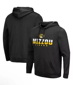 Black Missouri Tigers Lantern Pullover Hoodie Men’s Size L Black Colosseum NWT - Picture 1 of 6