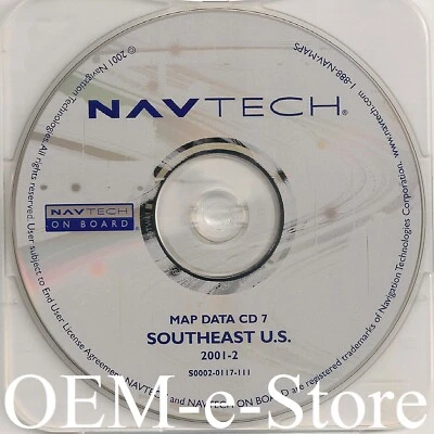 2000-2004 Land Range Rover / Sport HSE Navigation CD Map Coverage AL FL GA NC SC - Image 1 of 2