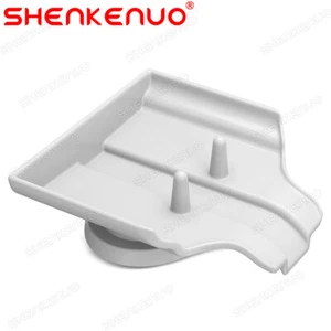 Bathroom Soap Holder White Drain Soap Holder Sponge Dish Storage US - Picture 1 of 12