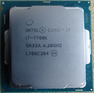Processeur Intel Core i7- 7700K 4,2 GHz 4 cœurs LGA 1151 - Photo 1/1
