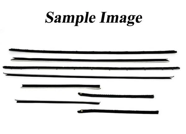 Mopar Dodge Dart 1970-71 fieltro ventana fieltro pelusas kit de compresión 8 piezas Foto 1 de 1