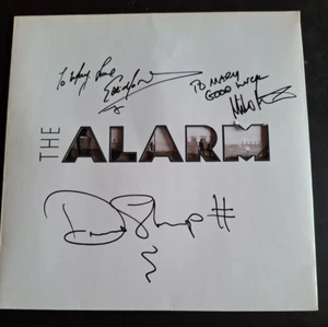 THE ALARM CHANGE SIGNED /AUTOGRAPH LP COVER - Picture 1 of 3