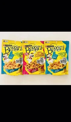 Lot 3 Purina BEGGIN 2 LOADED Bacon & Beef Nachos 1 LOADED Bacon & Cheese Fries - Image 1 of 4