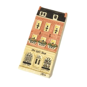 Hazle Ceramics The Gift Shop Porcelain Wall Plaque A Nation of Shopkeepers - Picture 1 of 8