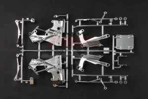 Tamiya 54822 RC T3-01 Dancing Rider Trike Semi Gloss Plated C Parts 9004480 - Picture 1 of 2