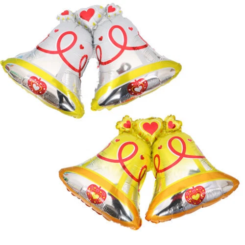  Large Tinkle Bell Aluminum Foil Balloon Christmas Party Decoration balloons UK  - Image 1 of 1