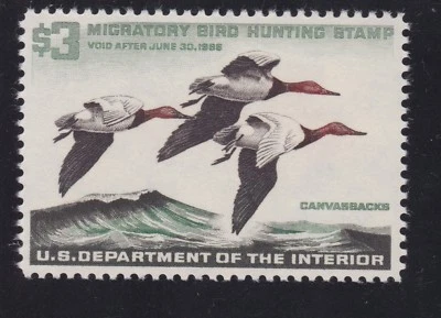 US RW32 $3 Duck Hunting Mint XF OG NH SCV $100 - Image 1 of 2