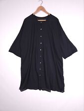 Gudrun Sjoden Shirt Blouse Dress Button Front Womens size XL relaxed