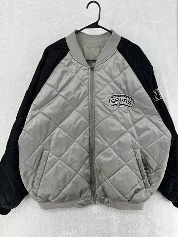 Vintage San Antonio Spurs Jacket Adult XL Puffer NBA USG Reversible Puffer Cover