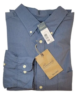 Roundtree & Yorke Casuals Mens 2XT Long Sleeve Button Up Shirt Big & Tall NWT - Picture 1 of 5