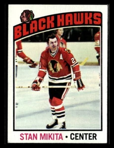 1976-77 Topps #225 Stan Mikita - Imagen 1 de 2