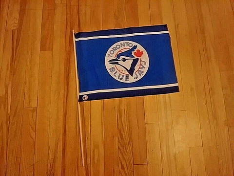 Toronto Blue Jays Flag Stripe 17.5"x13" Polyester MLB Toronto Blue Jays Baseball Cover