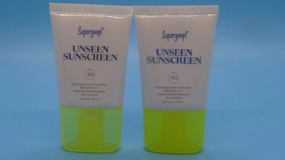 Supergoop! UNSEEN SUNSCREEN SPF 40 Travel Mini 0.5oz 15mL Ea Sealed EXP 5/2027-C - Image 1 of 1