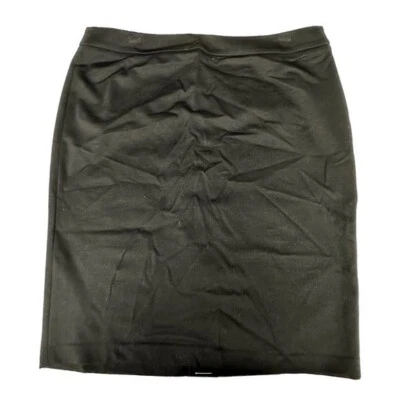 Talbots 14 Pencil Skirt Classic Solid Black Stretch Straight Career Work NWT - Image 1 of 4