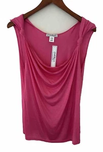 Claudia Richard Womens Sleeveless Pink Top Large NWT - Picture 1 of 3