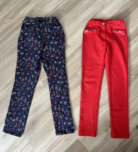 Just 4 Girls & Gap Kids Pants Navy Red Girl’s 10 Lot - Picture 1 of 5