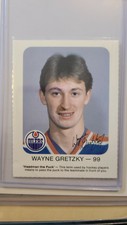 1981 82 Red Rooster #99 Wayne Gretzky Edmonton Oilers Headman the Puck HOF