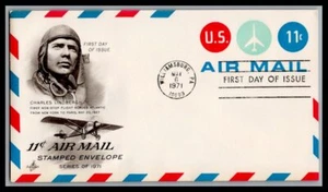 US FDC # UC43 11c Jet Plane ArtCraft 1971, 9p1241 - Picture 1 of 1