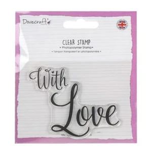Clear Stamps klare Stempel With Love Silikonstempel - Bild 1 von 1