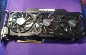 Gigabyte NVIDIA GeForce GTX 760 WINDFORCE GV-N760OC-4GD 4GB GDDR5 Graphics Card - Picture 1 of 14