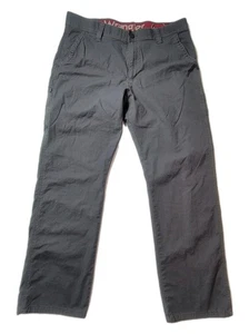Wrangler Chino Hose Herren 36x29 grau gerades Bein Stretch Freizeit Arbeitskleidung - Bild 1 von 5