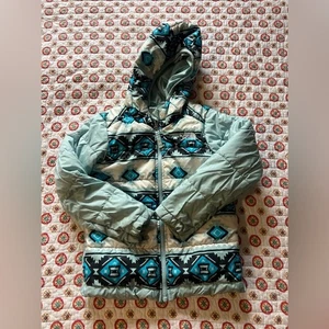 The North Face Reversible Play Puffer Jacket Youth Boy’s Girl’s Size 6 - Picture 1 of 11