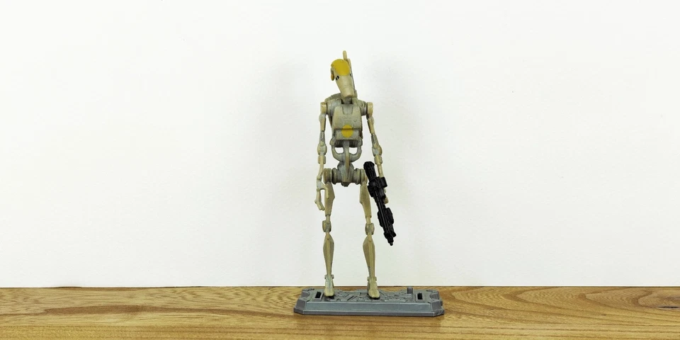 Star Wars The Phantom Menace BATTLE DROID COMMANDER Hasbro 3.75" LFL 2002 - Image 1 of 4