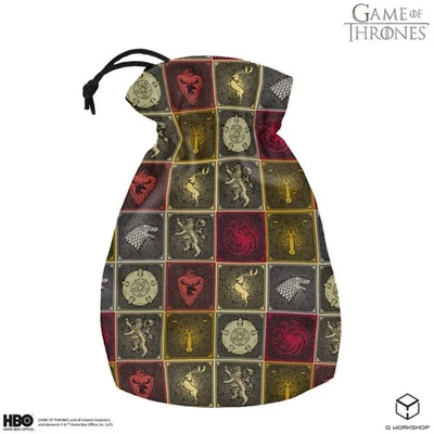 Game Of Thrones Casa Sigilos Bolsa De Dados Q-Workshop Oficial Con Cuerda - Imagen 1 de 4