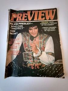VINTAGE FEBRUARY 1977 ELVIS - PREVIEW EDITION MAGAZINE - THE LAUFER PUBLICATION - Bild 1 von 3
