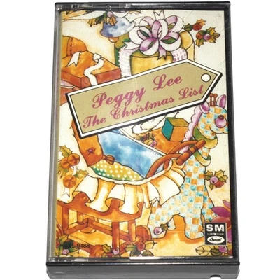 Peggy Lee - The Christmas List (Cassette Tape 1987) Holiday Music PLAY TESTED - Image 1 of 4