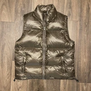 PacSun brown puffer vest size M  Message for any questions - Picture 1 of 3