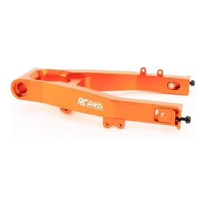 RCAWD Aluminum Adjustable Swing Arm for 1/4 Promoto MX Rear Upgrades Part Orange - Picture 1 of 5