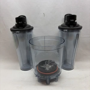 Adaptador de taza personal Vitamix y dos tazas de 20 oz con tapas. -B03 - Imagen 1 de 11
