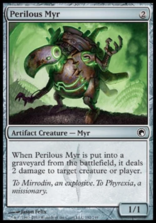 Perilous Myr - Light Play MTG Scars of Mirrodin - Image 1 of 1