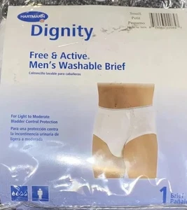 Hartmann NEW Dignity Men’s Active 1-Washable Slip / Built In Protective Small - Bild 1 von 4
