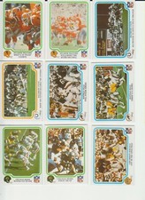 1979 Fleer Team Action SET BREAK singles