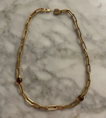 "Cadena clip chapada en oro Rebecca Italia 21""" Foto 1 de 4