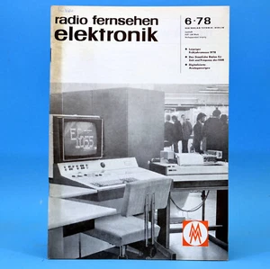 RDA radio televisión electrónica 6 1978 indicadores analógicos digitalizados - Imagen 1 de 1