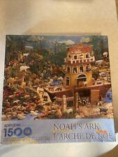 Jigsaw Puzzle Springbok Noah's Ark 1500 Piece Hallmark L'Arche De Noe ALL PIECED