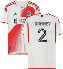 Dave Romney New England Revolution Signed Match-Used #2 Jersey 2023 MLS Season-L