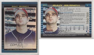 2002 Bowman Chrome Draft Picks & Prospects Refractor /300 Jimmy Journell #BDP124