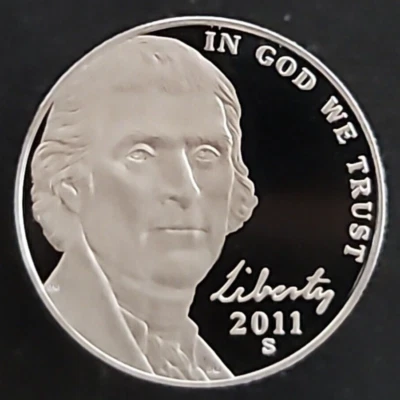 2011 S DCAM Proof Jefferson Nickel - Image 1 of 3