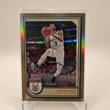 2022-23 Panini Hopps Artist Proof George Hill Gold /10 Milwaukee Bucks