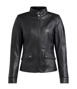 Belstaff  fairing pure motorcycle D30 protection Leather jacket bnwts Uk 8 £895 - Picture 1 of 8