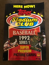 1992 TOPPS STADIUM CLUB BASEBALL - #1 - 100 - COMPLETE YOUR SET - FREE SHIPPING